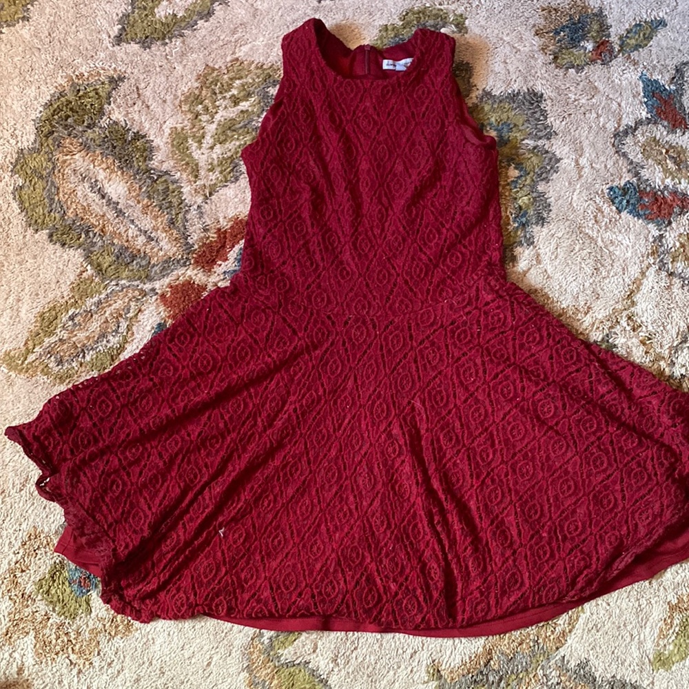 Red danny and nicole dress. Size 12.